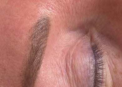 Eyebrow enhancement at Holly Chantelle Beauty, Newton Abbot, England, GB showcasing precise artistry.