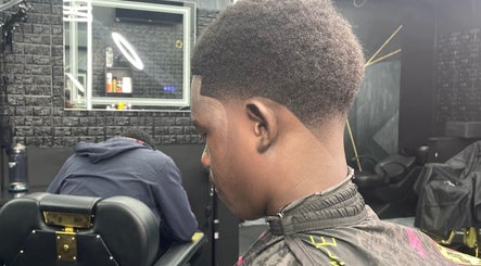 Close-up of fresh haircut at JaviiClipper.Cutz, Nassau, New Providence, BS.