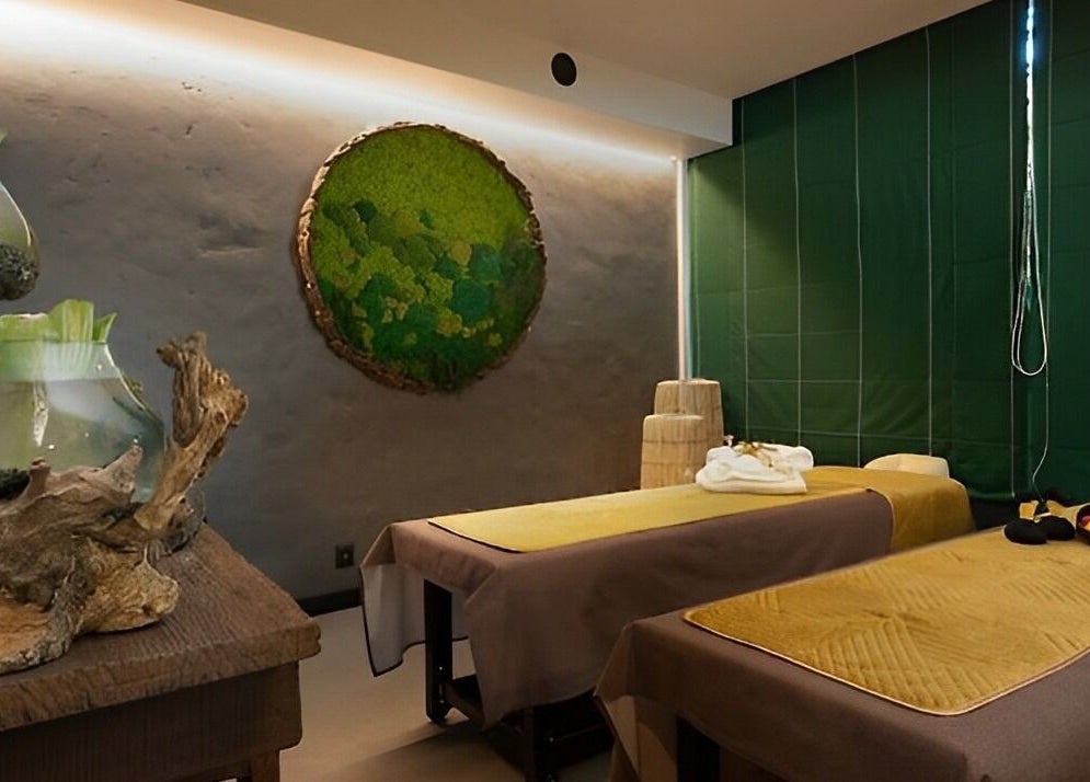 Relaksacyjny pokój masażu w Spa & Art Bali Tarasy, Kołobrzeg, Województwo Zachodniopomorskie, PL.