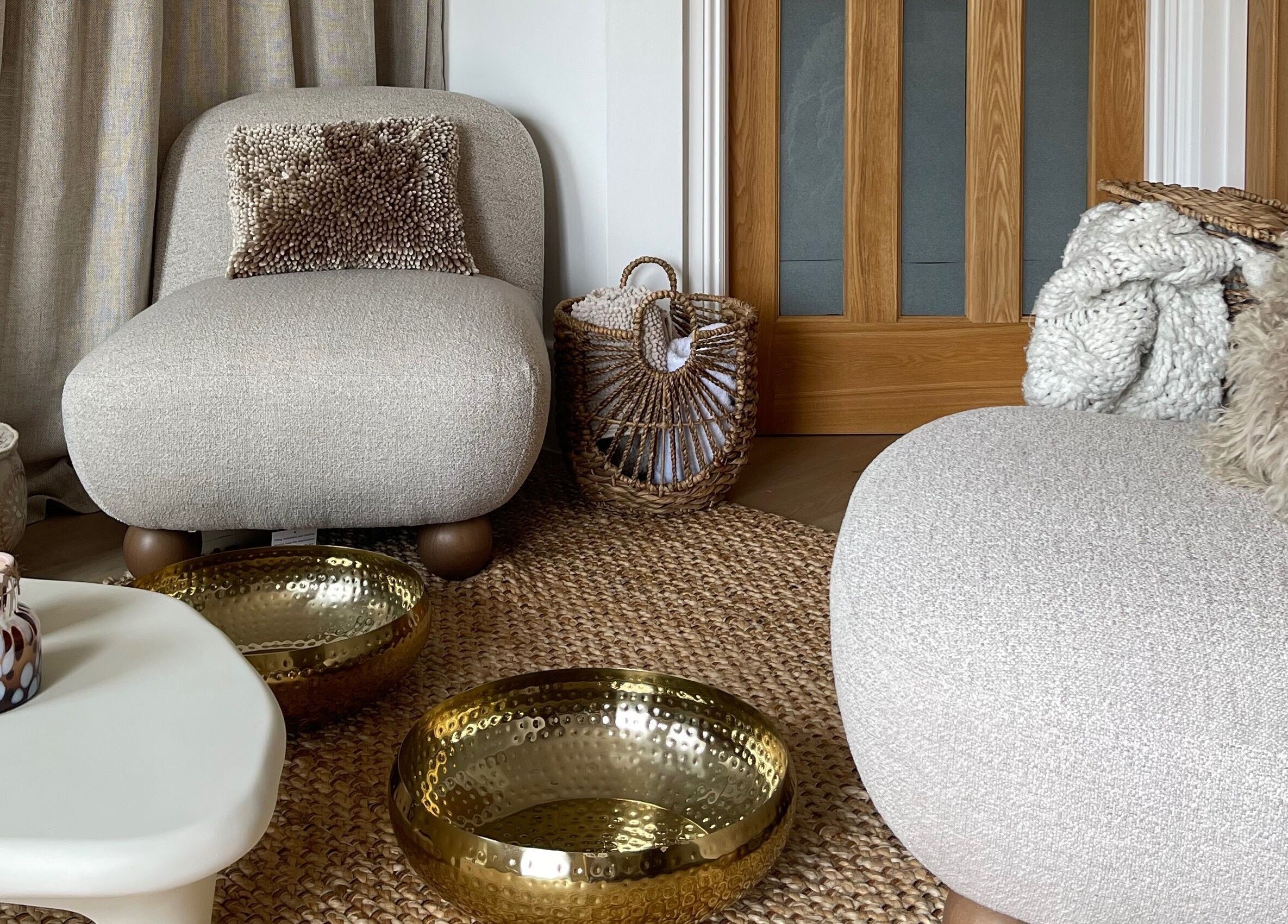 Comfortable seating area at The Bothy – A Sanctuary By ōm Holistic, Harrogate, England, GB with cozy decor.