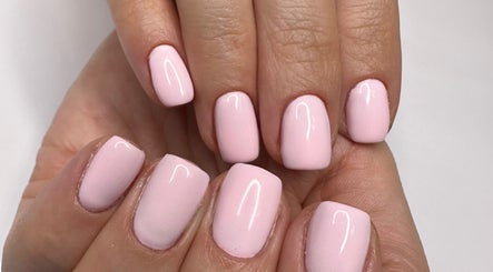 Elegant pink manicured nails at KC Beauty Room, Peterborough, England, GB.