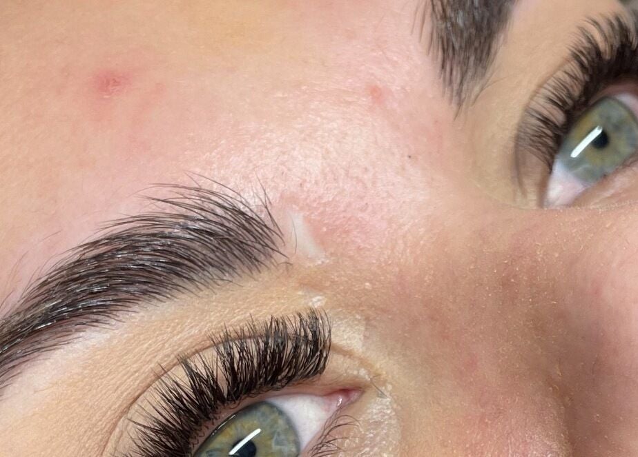Exquisite eyelash extensions at Daisy Lee Lashes and Brows, Bingley, England, GB, enhancing natural eye beauty.