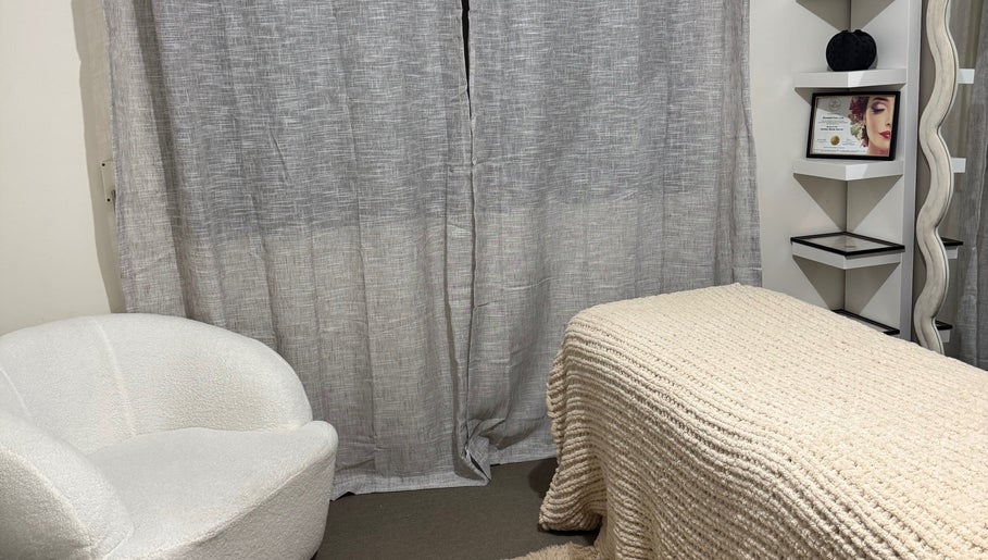 Serene treatment room at Enhanced Elegance Ink and Beauty in Whyalla Jenkins, South Australia, AU.
