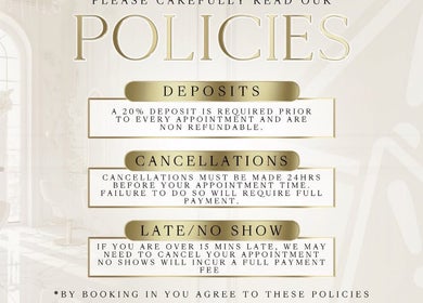 Enhanced Elegance Ink and Beauty policies on deposits, cancellations in Whyalla Jenkins, South Australia, AU.