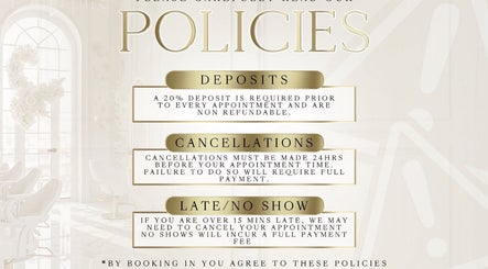 Enhanced Elegance Ink and Beauty policies on deposits, cancellations in Whyalla Jenkins, South Australia, AU.