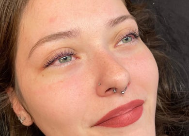 Lash beauty at Lara Beauty Collective in Randwick, New South Wales, AU showcasing perfect eyelash extensions.