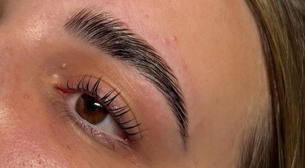 Perfectly groomed eyebrows at Beauty Bliss By Becca, Annan, Scotland, GB showcasing expert beauty treatments.