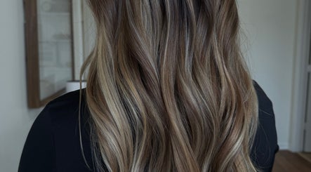 Beautiful wavy hair styled at Wild Roots Studio in Easley, South Carolina, US.