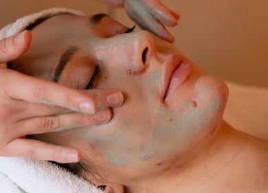 Facial treatment at Radiant Seed, Prahran, Victoria, AU for rejuvenated skin and relaxation.