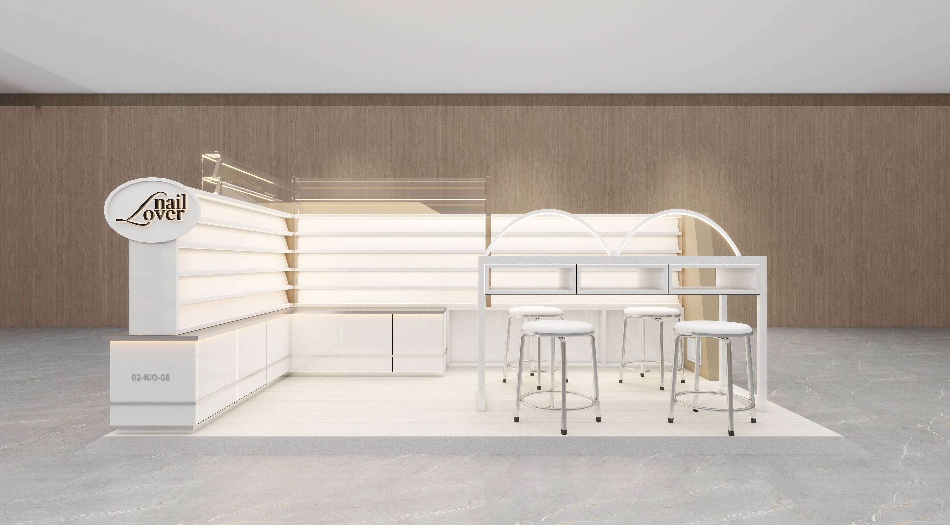 Elegant interior of Nail Lover Tampines Mall | Press-On Nails Singapore Salon, Singapore, Singapore, SG.