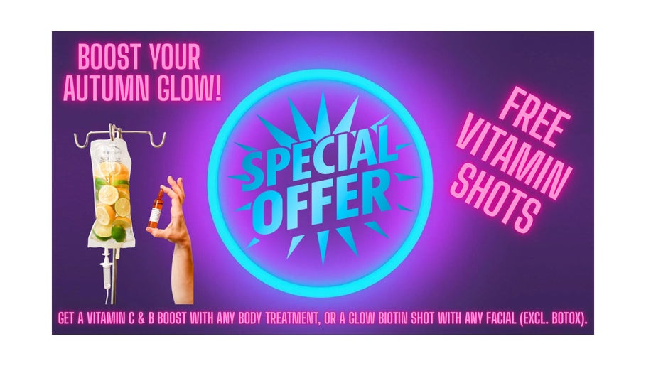 Special offer on vitamin shots at Birch Barn Therapies, Castlethorpe, England. Boost your autumn glow today!