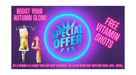 Special offer on vitamin shots at Birch Barn Therapies, Castlethorpe, England. Boost your autumn glow today!