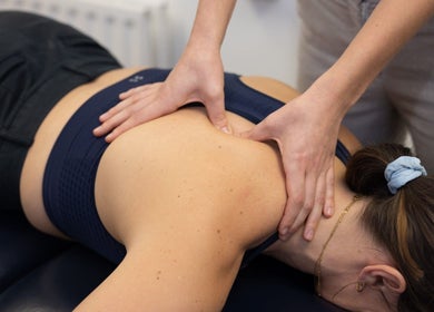 Relaxing back massage at Birch Barn Therapies in Castlethorpe, England, GB provides ultimate relaxation.