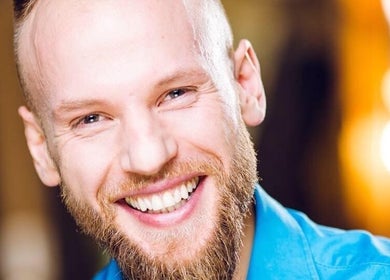 Happy person smiling at Birch Barn Therapies, Castlethorpe, England, GB. Inviting and warm atmosphere.