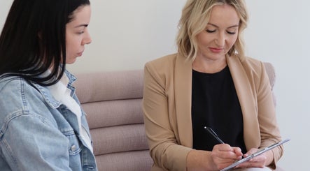 Consultation at Aesthetics By Kristen, Wollongong, New South Wales, AU, showcasing client service.