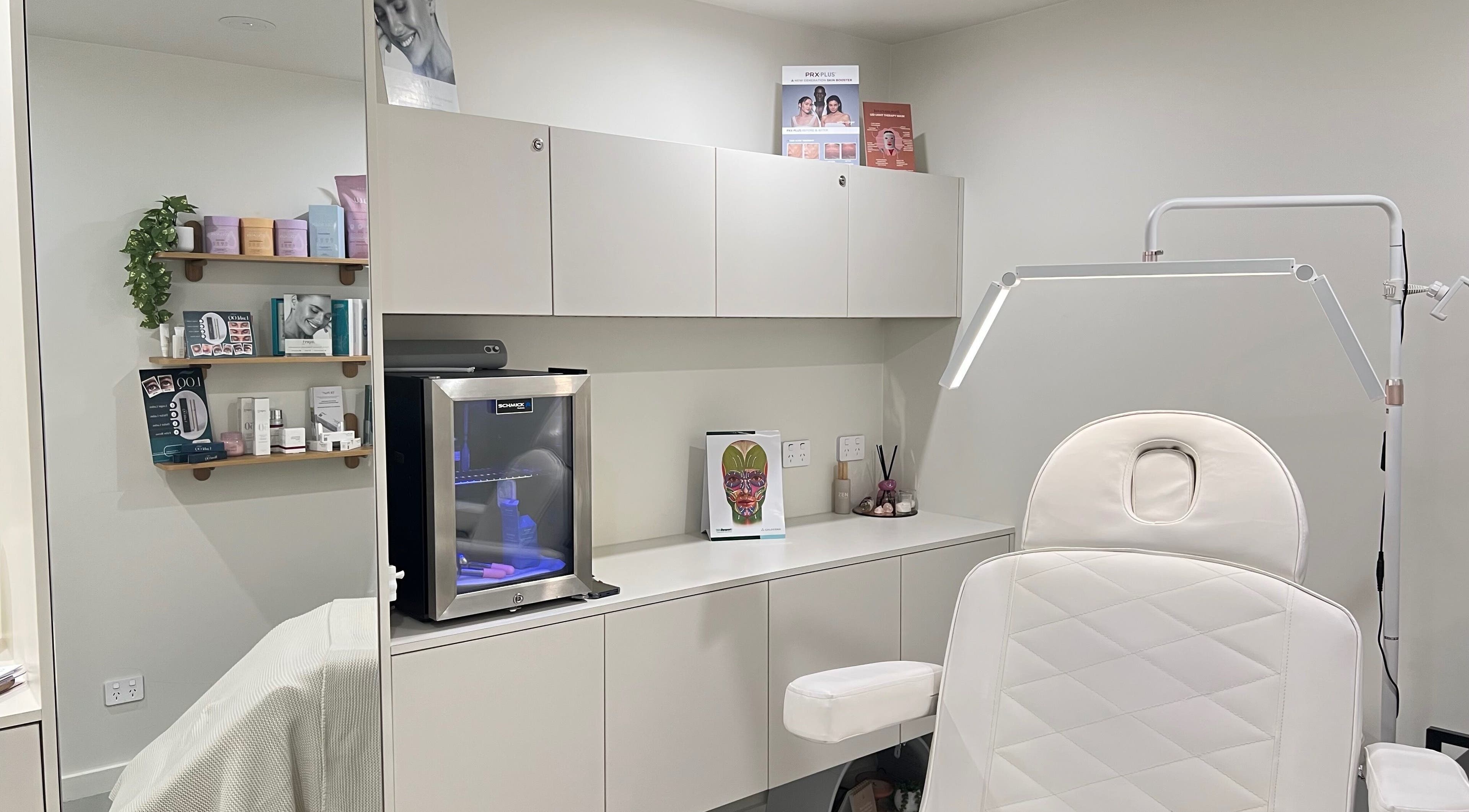 Modern treatment room at Aesthetics By Kristen, Wollongong, New South Wales, AU with sleek design and equipment.