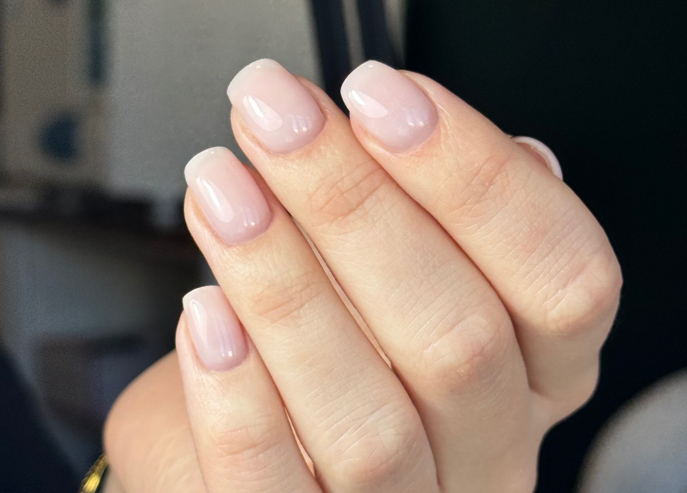 Elegant glossy manicure at Fabulous Nails, Melbourne, Victoria, AU.