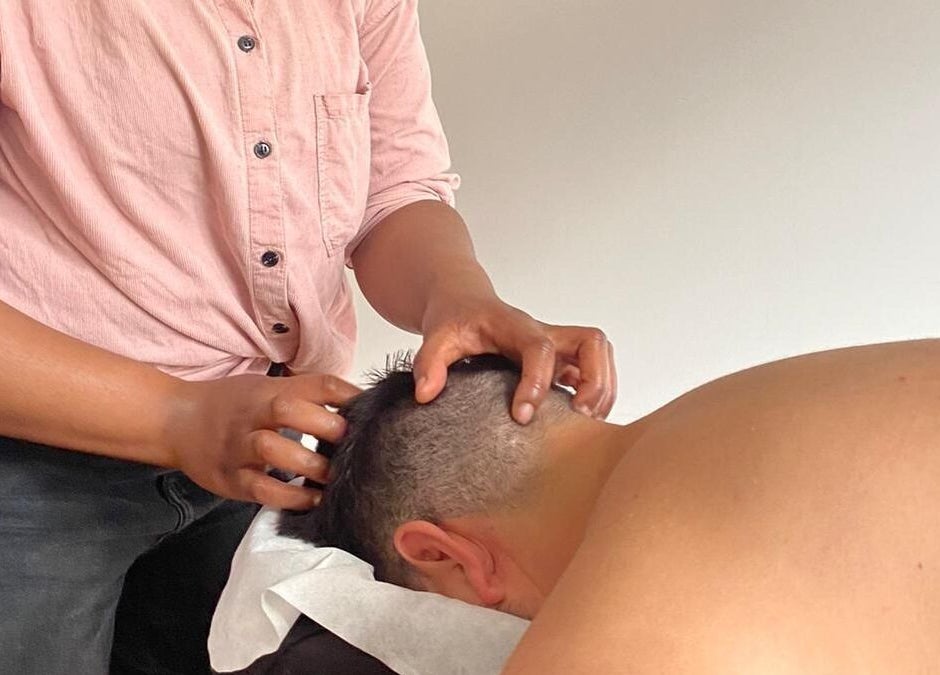 Head massage at Reviving Harmony, London (Please check emails for booking information before you travel), England, GB.