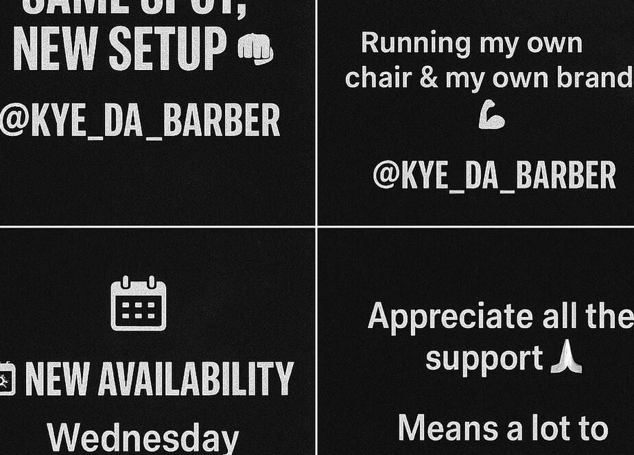 Announcements for FADEZ BY KYE opening, Tauranga, Mount Maunganui, NZ. New setup and availability details.