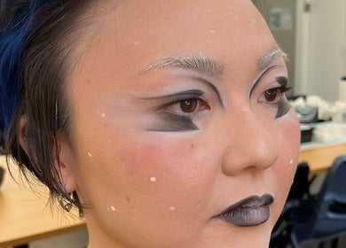 Modern artistic makeup style at BelM Beauty Treatments/Moss Hair Artistry in Neutral Bay, New South Wales, AU.