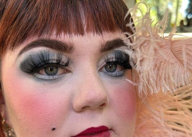 Close-up of dramatic eye makeup at BelM Beauty Treatments in Neutral Bay, New South Wales, AU.