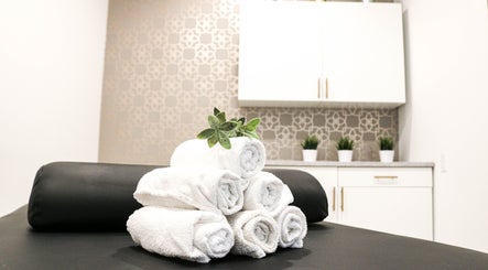 Relaxing spa towels at Beautiful You Spa & Lash Boutique, Tillsonburg, Ontario, CA.