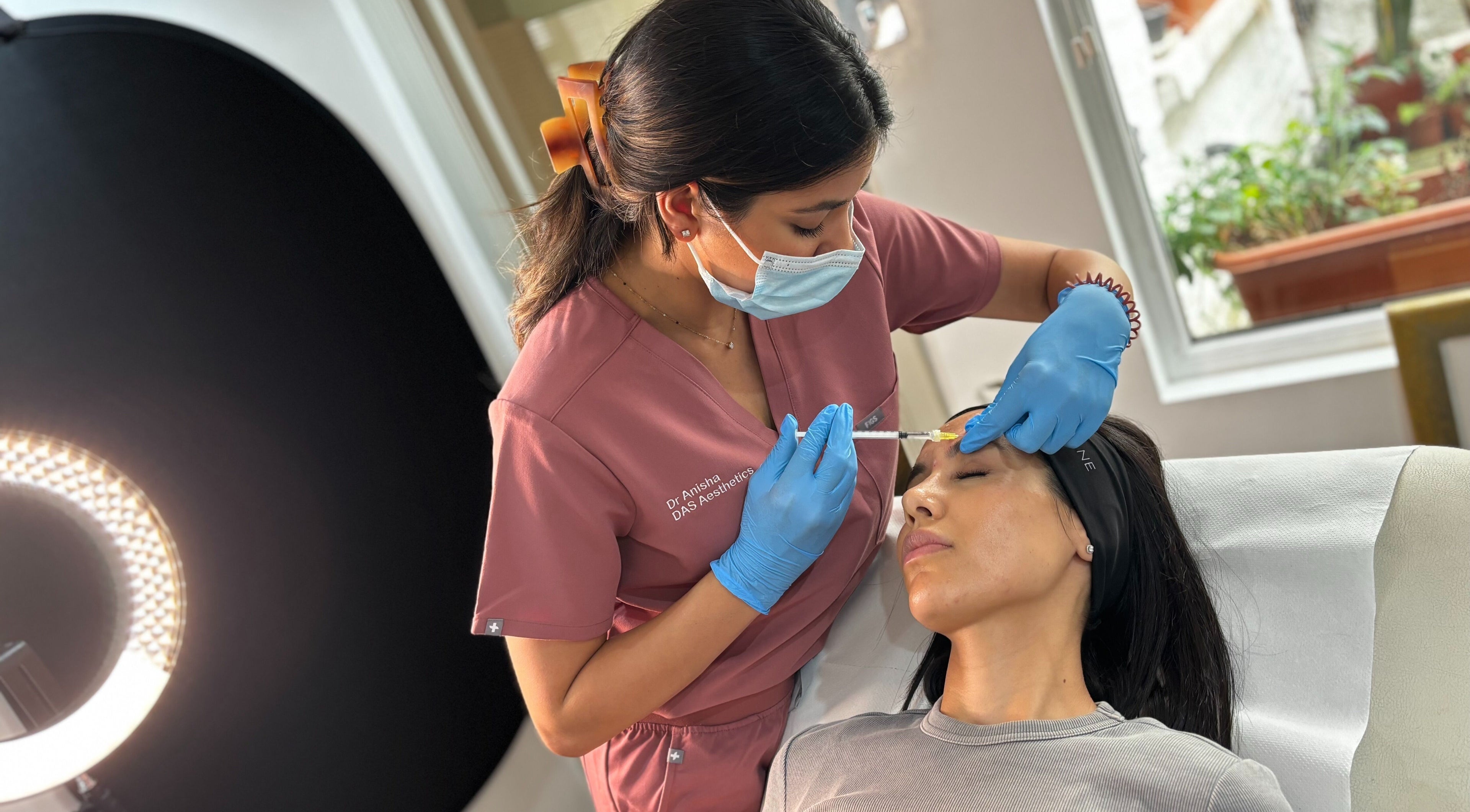 Professional skincare treatment at DAS Aesthetics, London, England, GB, offering expert beauty services.