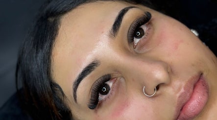 Close-up of luxury eyelash extensions at Glow Lash Studio, Cape Town, Western Cape, ZA.