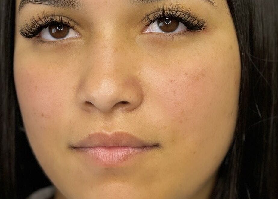Close-up of expertly done lashes at Glow Lash Studio, Cape Town, Western Cape, ZA.