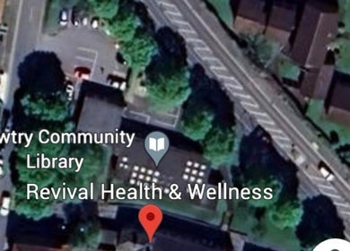 Aerial view of Wax and Go location in Bawtry Doncaster, England, GB near Bawtry Community Library.