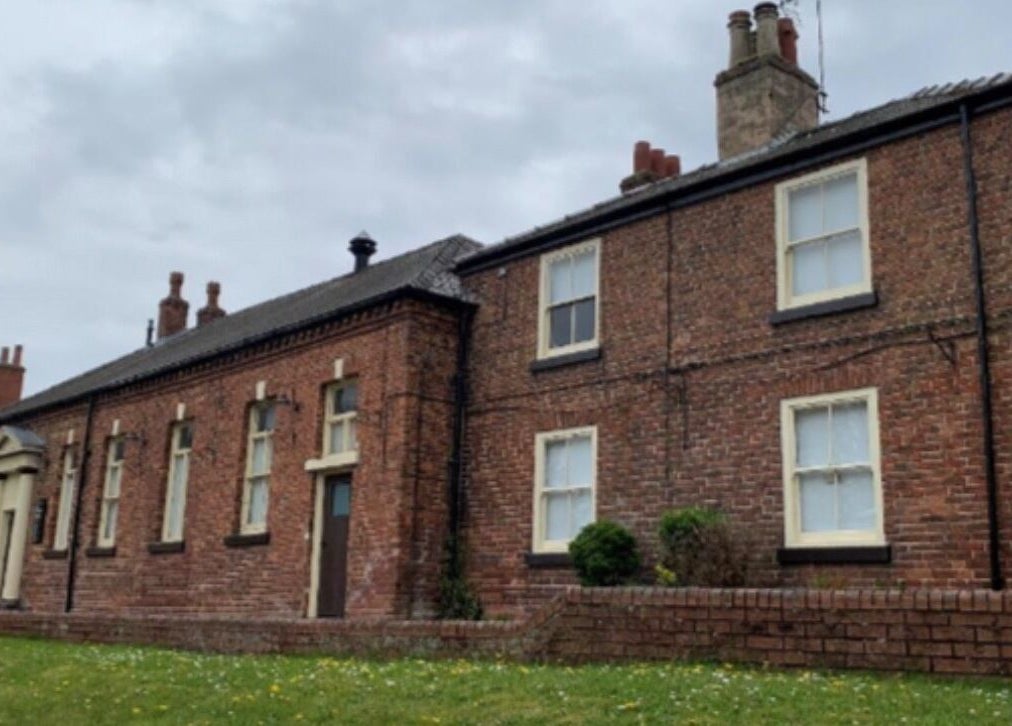 Charming brick building of Wax and Go in Bawtry Doncaster, England, GB.