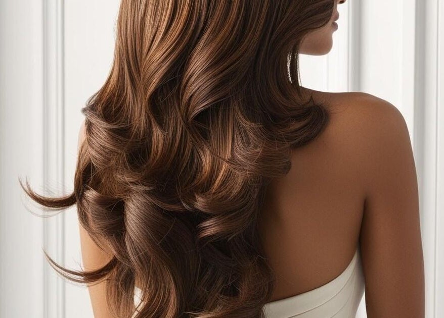 Cheveux longs et brillants chez MHG, Toulouse, Occitanie, FR, reflètent le soin professionnel.