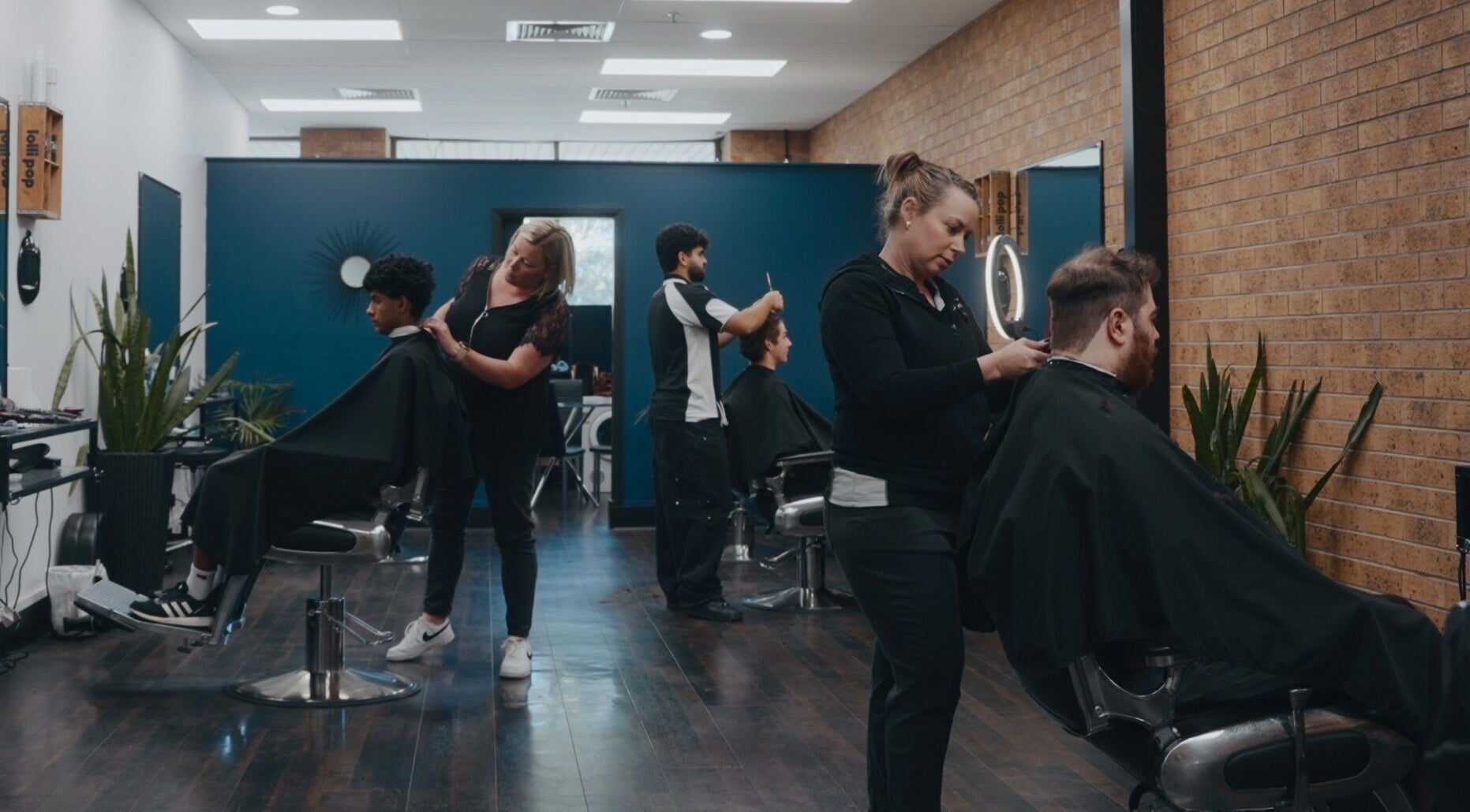Professional haircuts at Craig’s Barbershop, Thornton, New South Wales, AU. Modern, stylish interior.