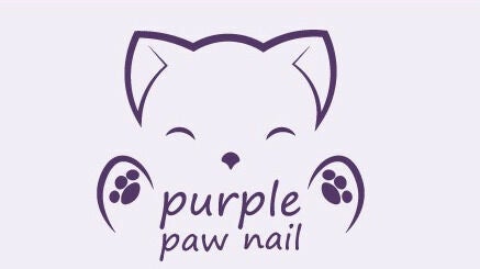 Purple Paw Nails