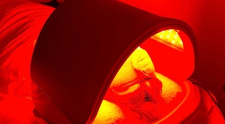 LED light therapy session at Glow Your Skin by Shona in Chapel Hill, Queensland, AU, enhancing skin rejuvenation.