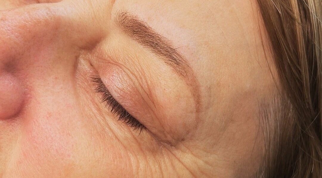 Close-up of a well-groomed eyebrow at 11.11 Beauty Studio, Melton Constable, England, GB.
