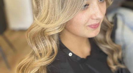 Elegant blonde waves styled at Hair by Abigail, Nairn, Scotland, GB.