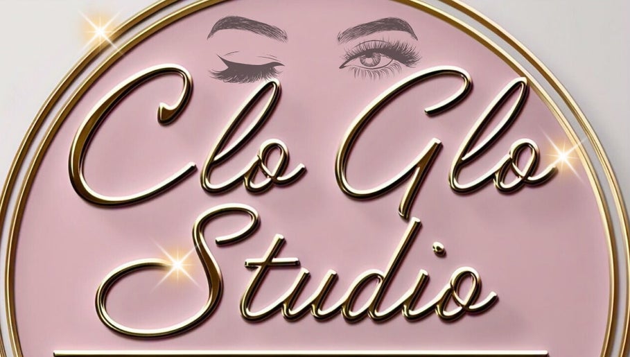 Clo Glo Studio logo in pink and gold, Cape Town, Western Cape, ZA.