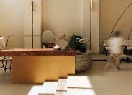 Elegant interior of Wthn Spa in Riyadh, Riyadh Province, SA, highlighting soothing design elements and decor.