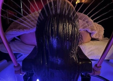 Luxurious hair spa treatment at The Head Spa UK - London South in London, England, GB with calming ambiance.
