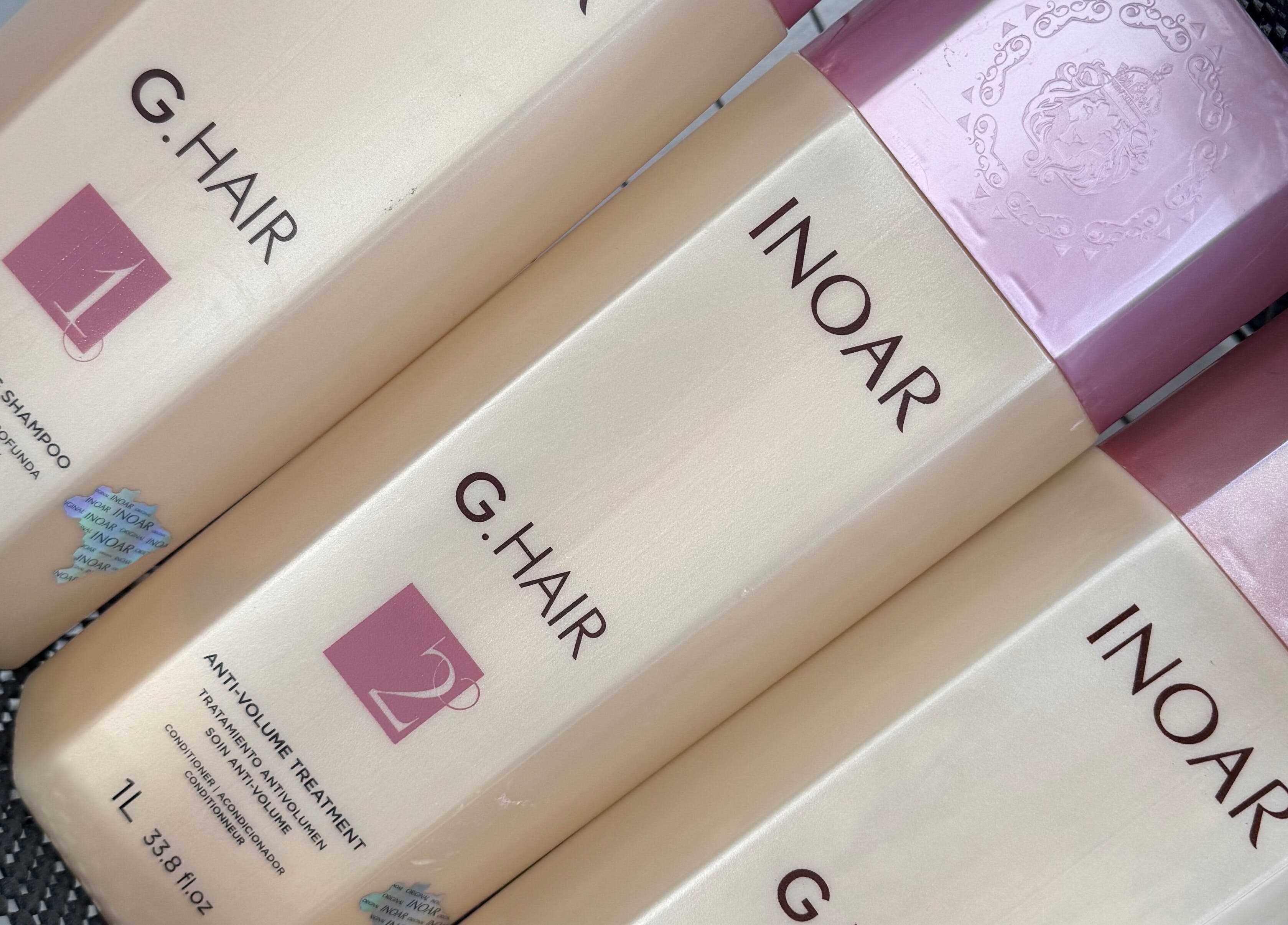 Inoar G.Hair products at Lu Bella Hair, Modimolle, Limpopo, ZA, offering premium hair care solutions.