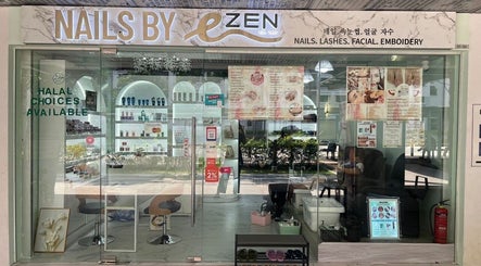 Entrance of Ezen Nail, Eyelash & Beauty Salon at Woodlands/Admiralty, Singapore, Singapore, SG showcasing elegant design.