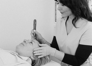 Aesthetic treatment at MW Clinic in Whitehill, England, GB showcasing precision skincare.