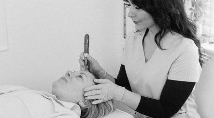 Aesthetic treatment at MW Clinic in Whitehill, England, GB showcasing precision skincare.