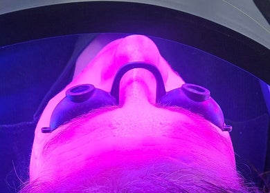 LED light therapy at DermaDivine Skin Rejuvenation, Tamworth, England, GB. Facial treatment enhances skin vitality.