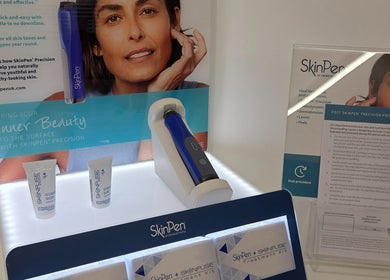 SkinPen and SkinFuse products at DermaDivine Skin Rejuvenation, Tamworth, England, GB, showcasing skin treatment.