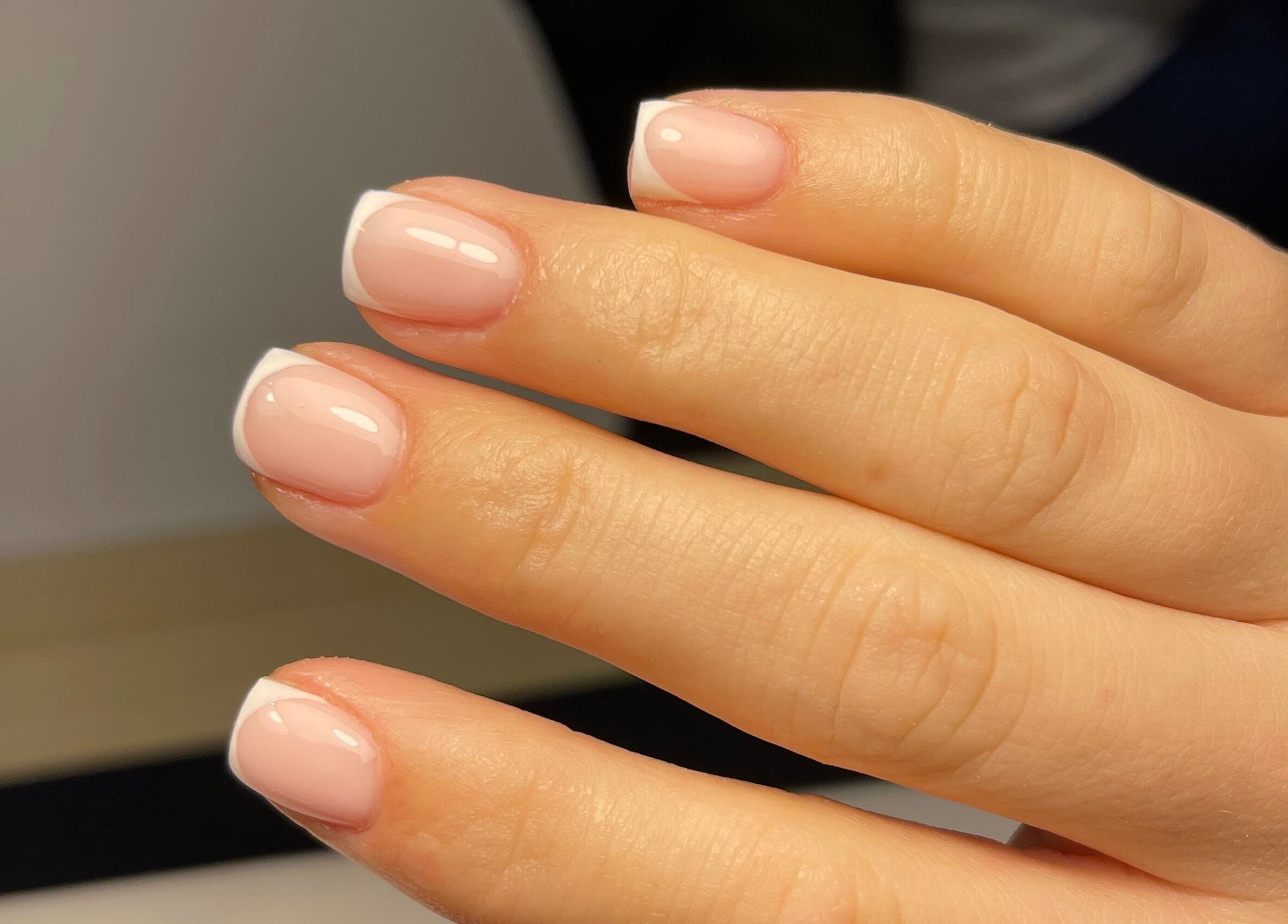 French manicure at Ella Elyse Beauty - Great Harwood, Great Harwood, England, GB. Perfectly shaped and polished nails.
