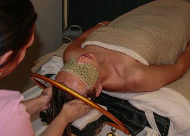 Relaxing facial treatment at Head Space Manchester, located in Manchester, England, GB.