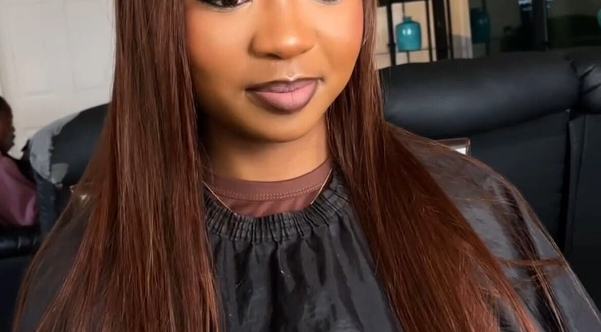 Client enjoys hair styling at Beats By Sange in Cape Town, Western Cape, ZA for a stunning makeover.