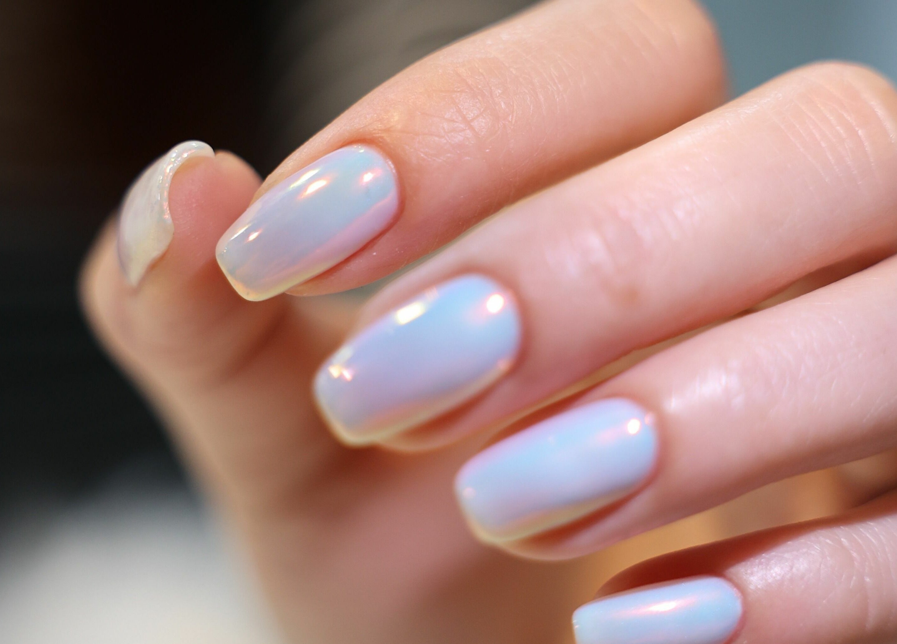Elegant pastel manicured nails at Artistic Trendz Hair and Beauty Salon, Dubai, AE.